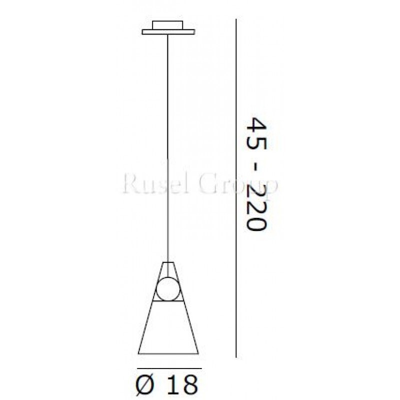 Подвесной светильник de MAJO GEMMA S1