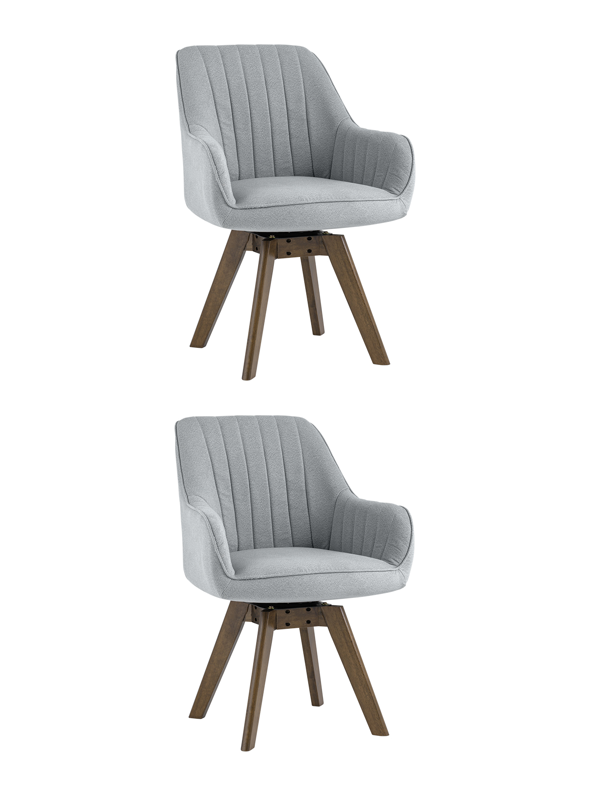 Стул вращающийся MANS NEW серый 2 шт Stool Group