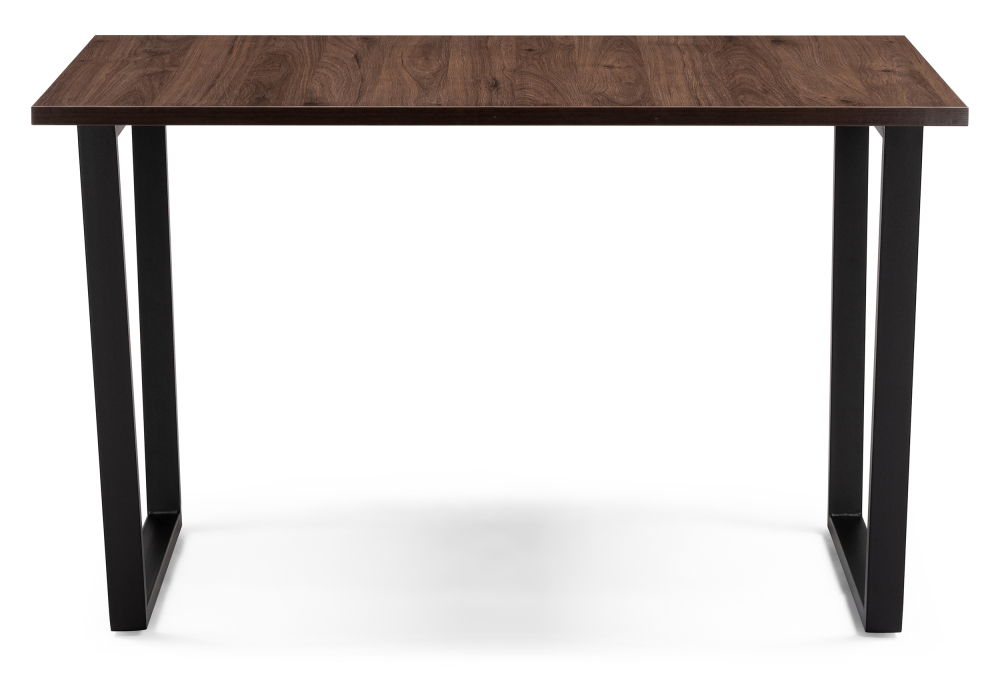 Стол деревянный Woodville Лота Лофт 120 25 мм гикори / черный матовый 489737