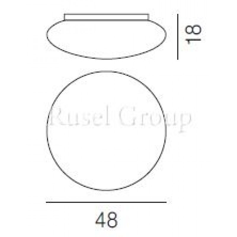 Потолочный светильник Vistosi BIANCA PL 48