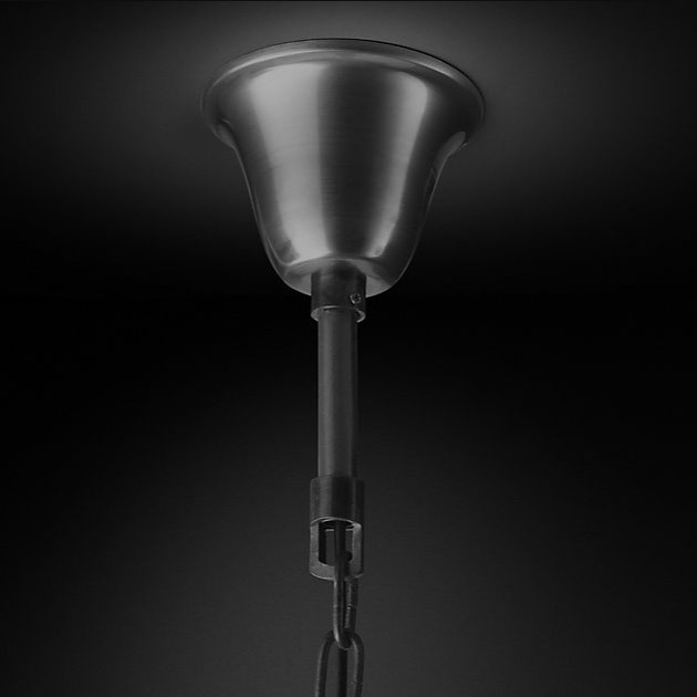 Люстра Restoration Hardware 1920s Odeon Clear Glass Fringe 5-Tier Grey Iron