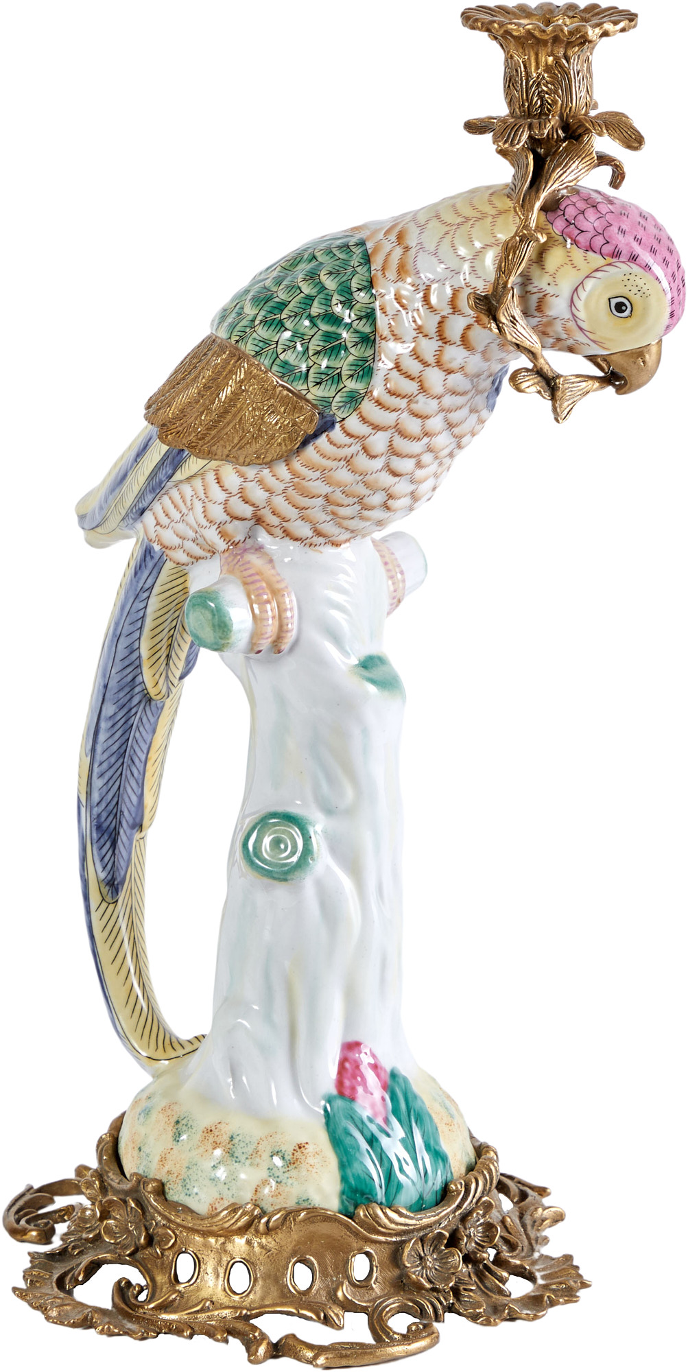 Подсвечник Попугай Glasar F758EB/FG2238