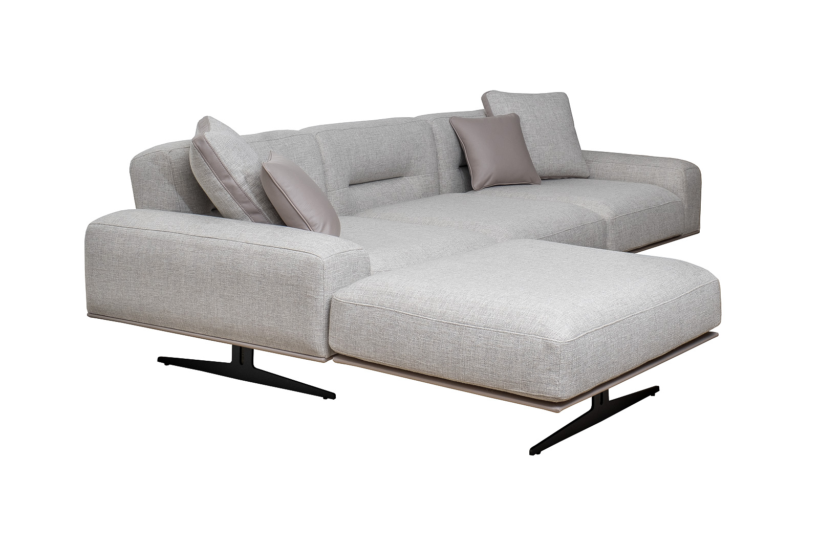 Комплект мебели №11 диван модульный PORTO (левый угол) Garda Decor koml-garda-11-porto