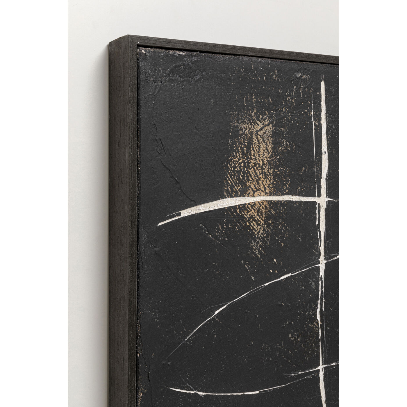 Картина на холсте Sketch Black 120x120cm KARE 57539