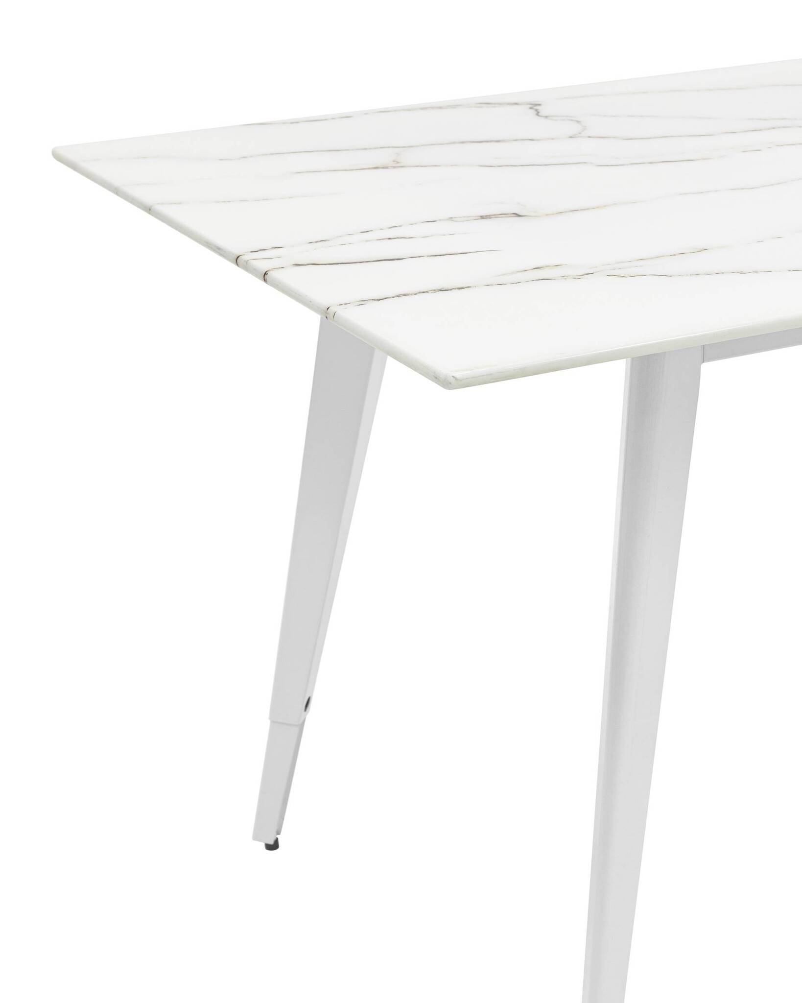 Стол обеденный Ричмонд 120*80 белый стеклянный Stool Group