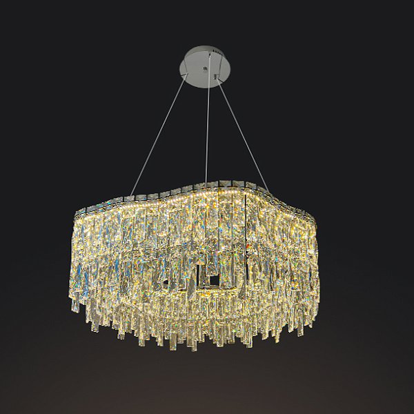 Кольцевая люстра MICHELLE D80 Chrome by ImperiumLoft
