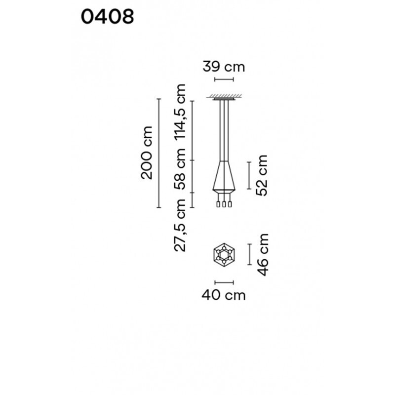 ПОДВЕСНОЙ СВЕТИЛЬНИК VIBIA Wireflow 0408