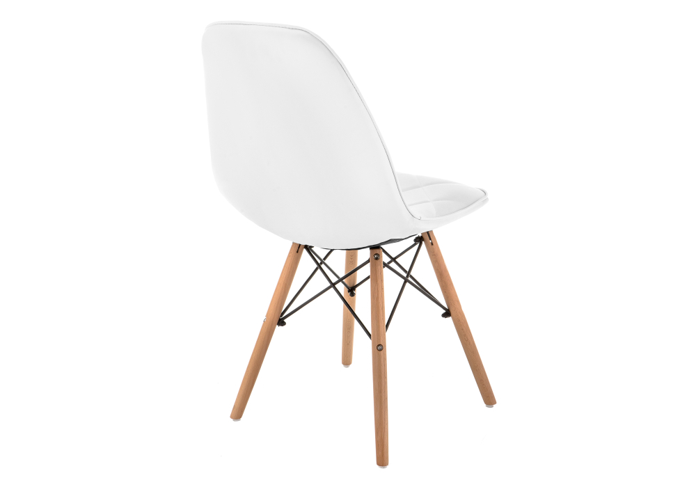 Стул деревянный Woodville Kvadro 1 white / wood 15365