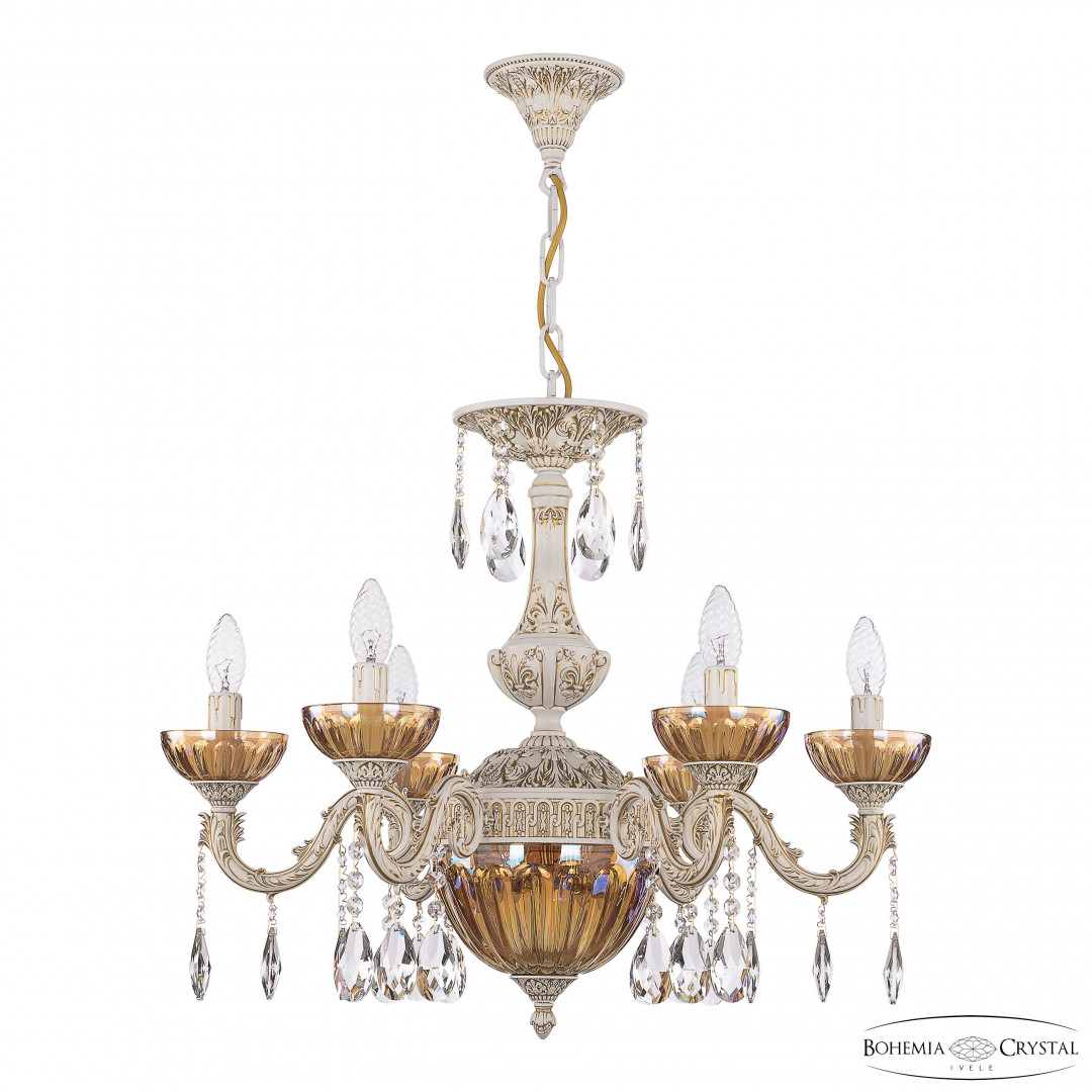 Люстра хрустальная AL79101P/6/175 A WMG P Shampan/M-1H Bohemia Ivele Crystal