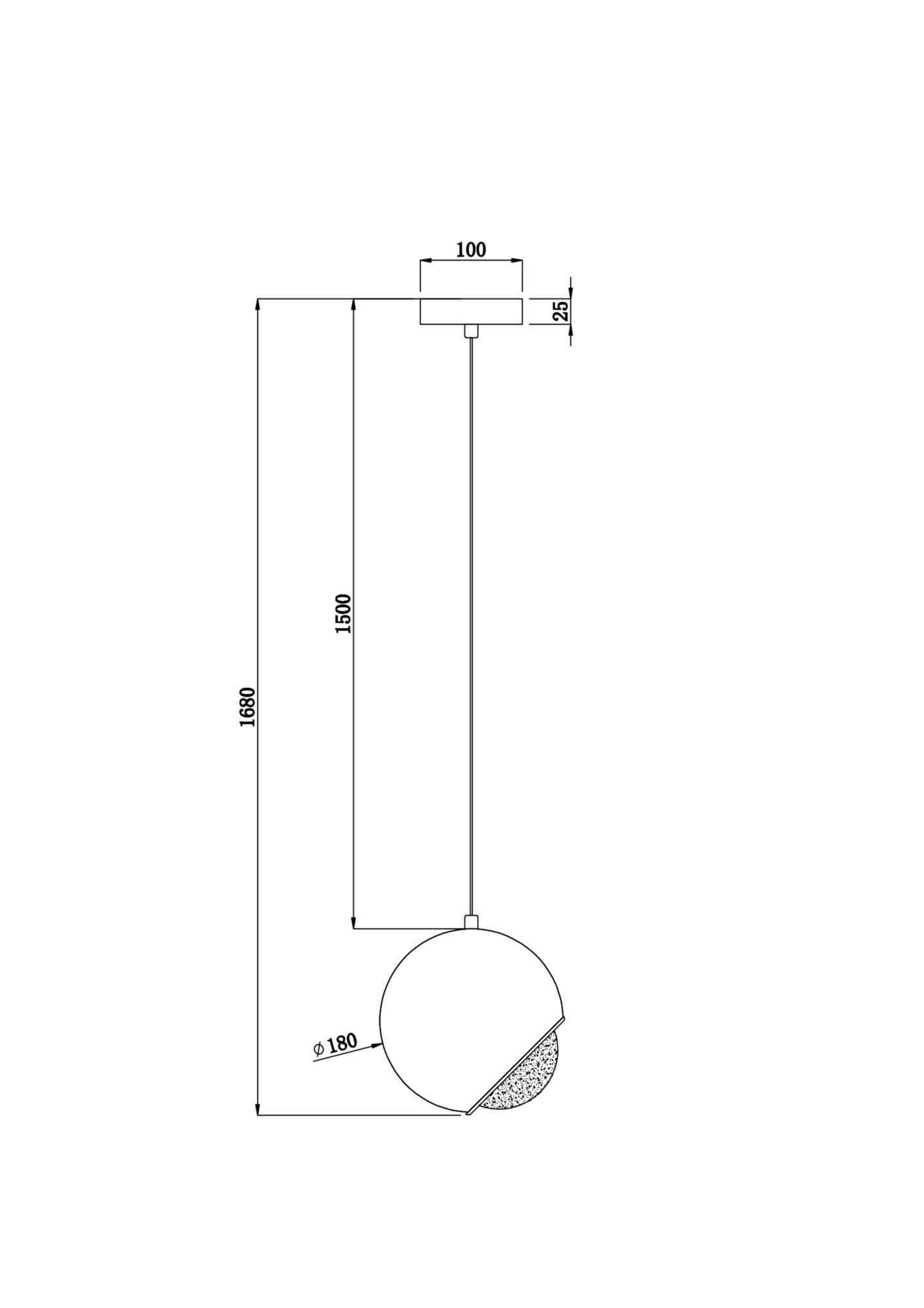 Подвесной светильник Maytoni P065PL-L7B3K