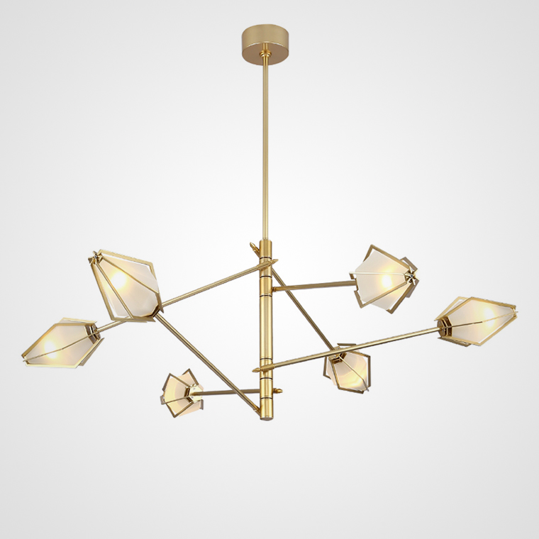 Люстра Harlow Spoke Chandelier White by ImperiumLoft
