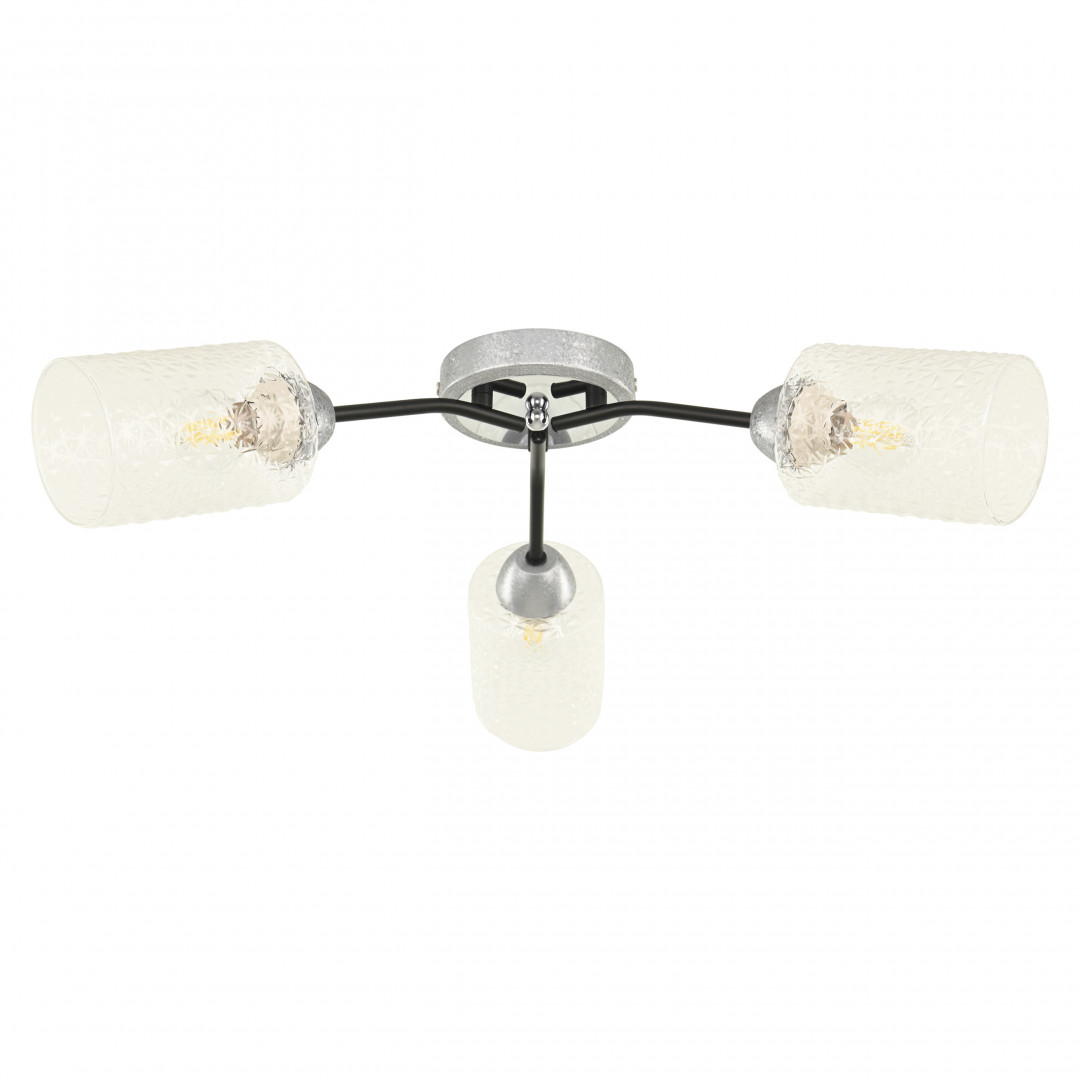 Люстра с плафонами 326207/3 CR.BK Arte Milano