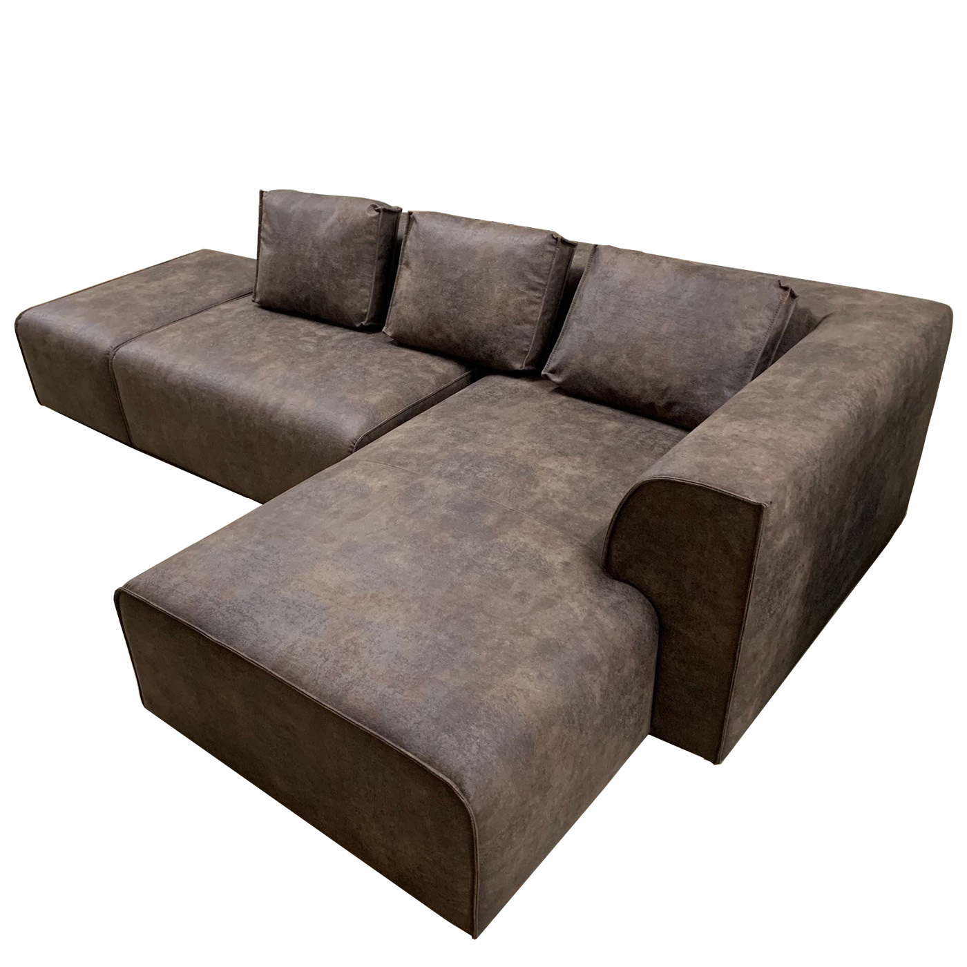 Диван угловой Ткань Иск.Замша KARE Industrial K00428