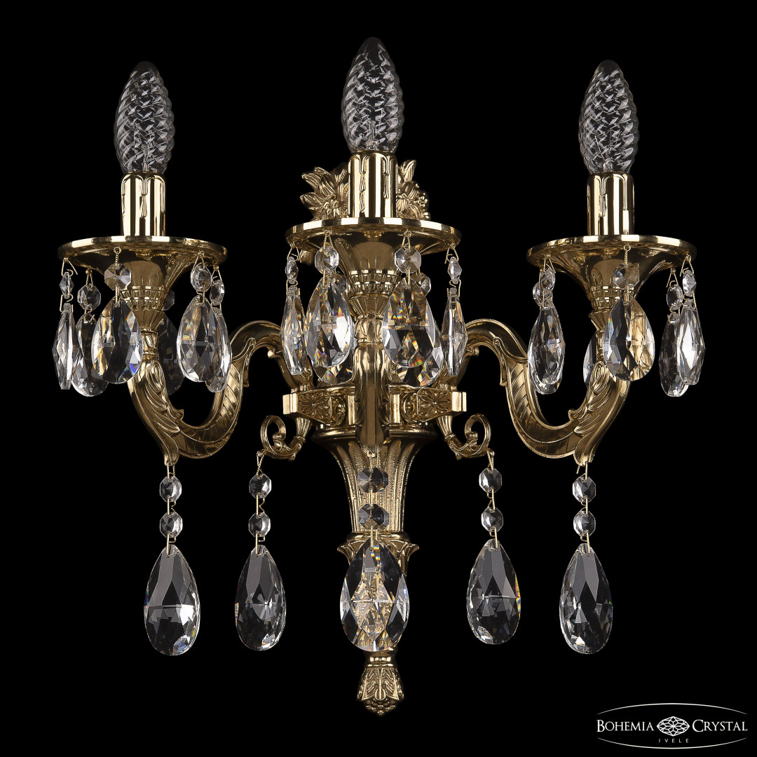 Бра бронзовые 7322B8/3/175 A G Bohemia Ivele Crystal