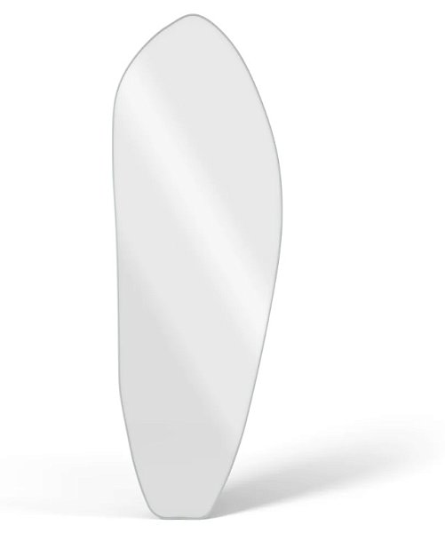 Organic XL Silver Зеркало в полный рост в раме Smal Art-Zerkalo SM125SL
