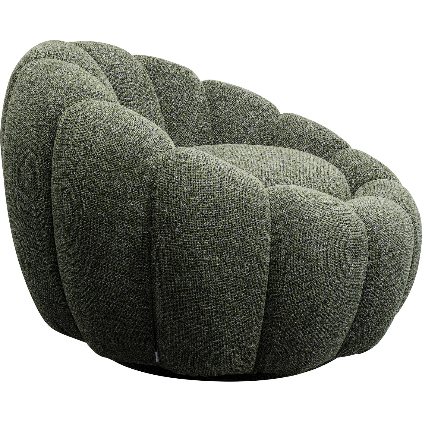 Кресло вращающееся Peppo Bloom Melange Green KARE 87778