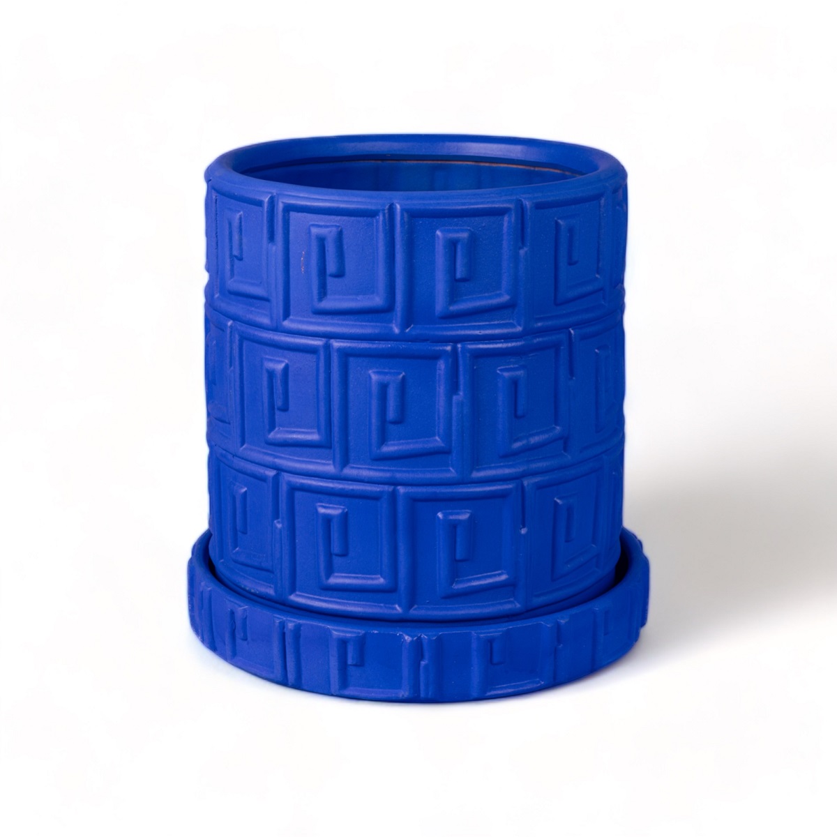 Цветочный горшок Seletti Greca Blue 11500B