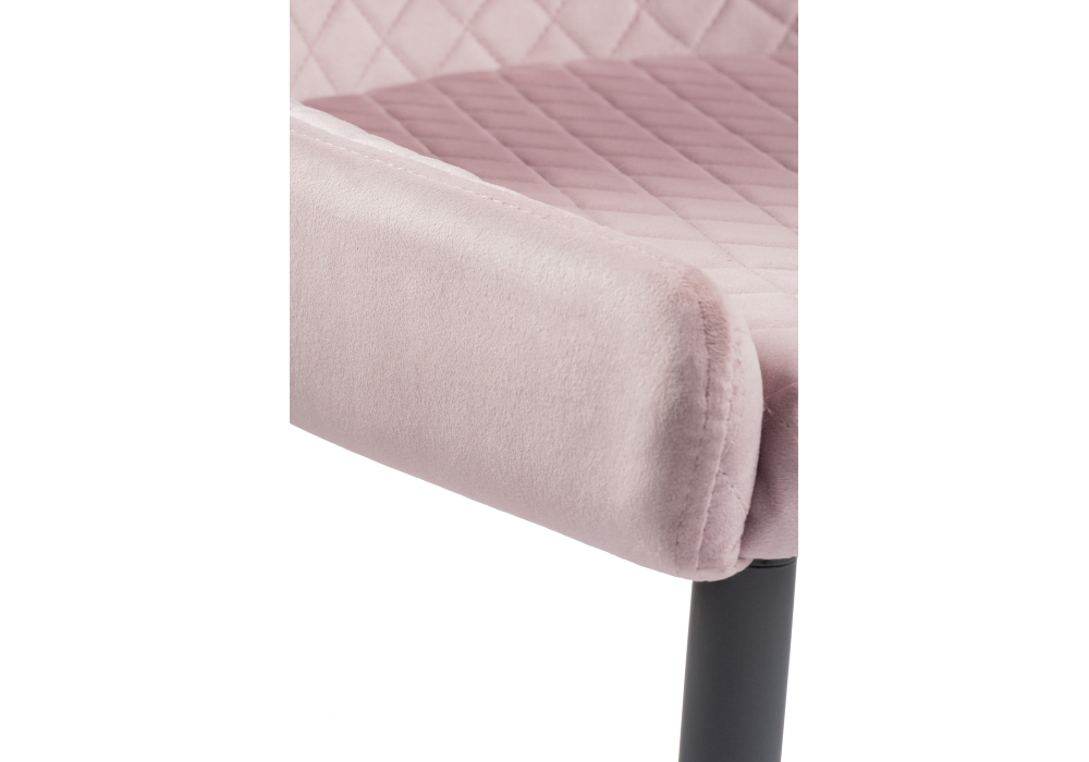Стул Woodville Teo light purple / black 15019