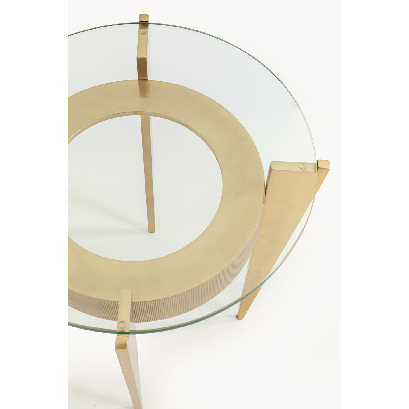 Стол приставной Nino Gold Ø41cm KARE 71287