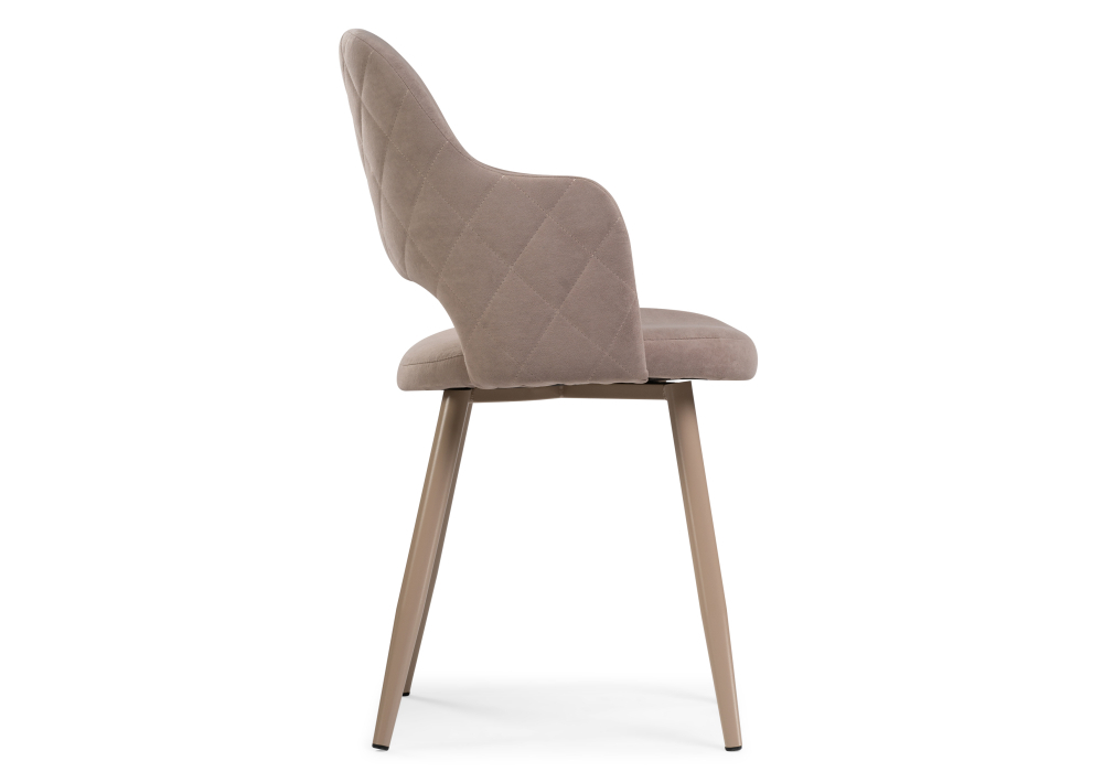 Стул Woodville Гутрид ромбы сзади капучино 507225