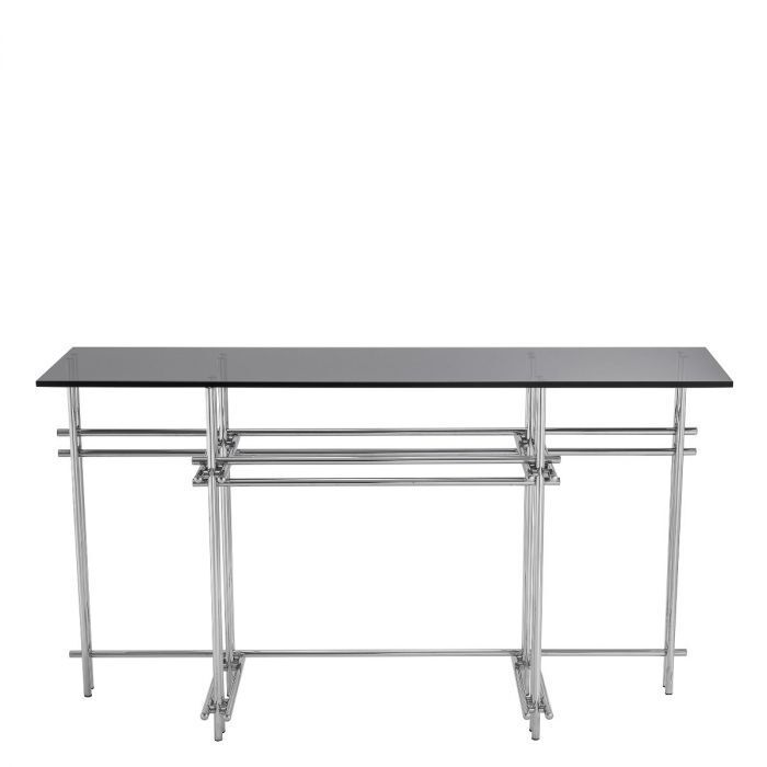 Консольный стол Eichholtz Quinn polished stainless steel 114804