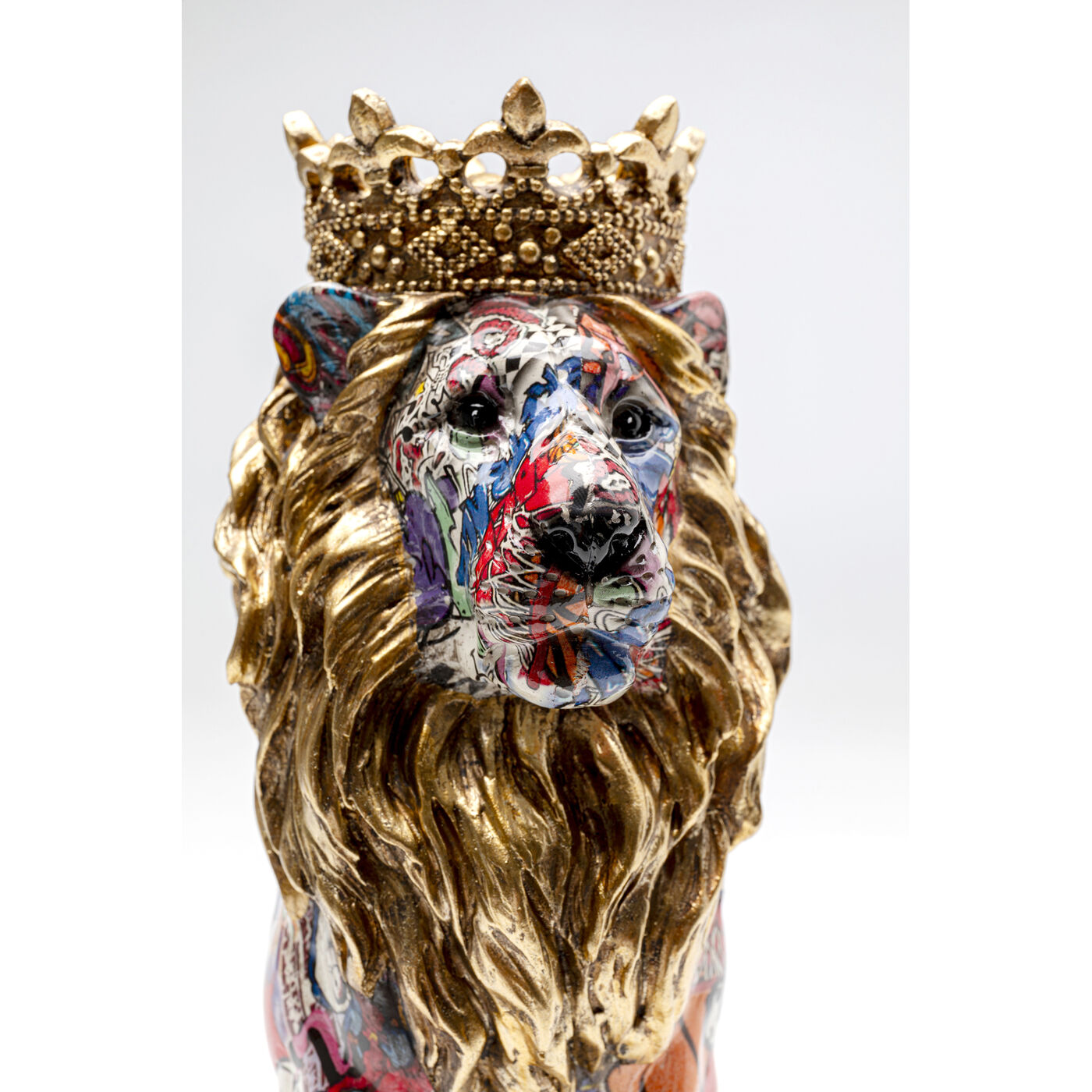 Фигура декоративная Graffiti King Lion 29cm KARE 56922