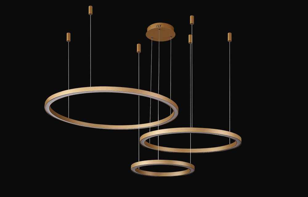 Люстра Crystal Lux FORTUNA SP158W LED D400+600+800 GOLD