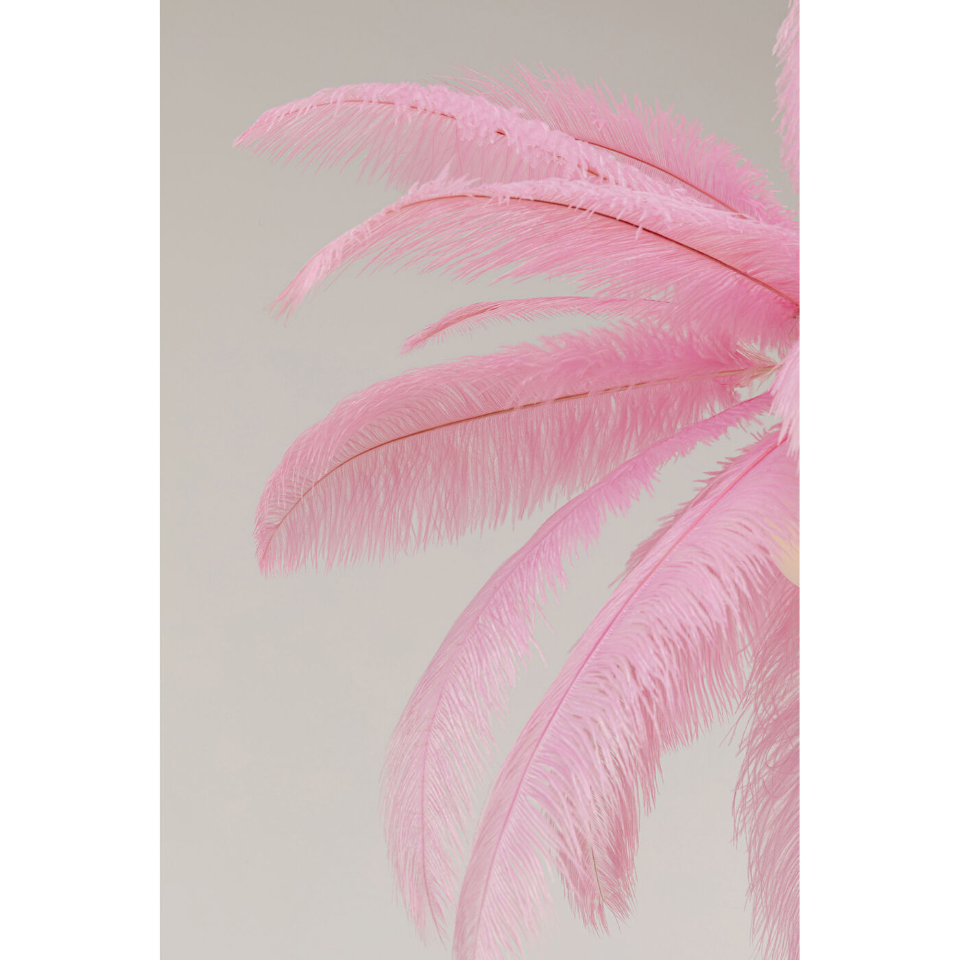 Светильник подвесной Feather Palm Pink Ø60cm KARE 57356