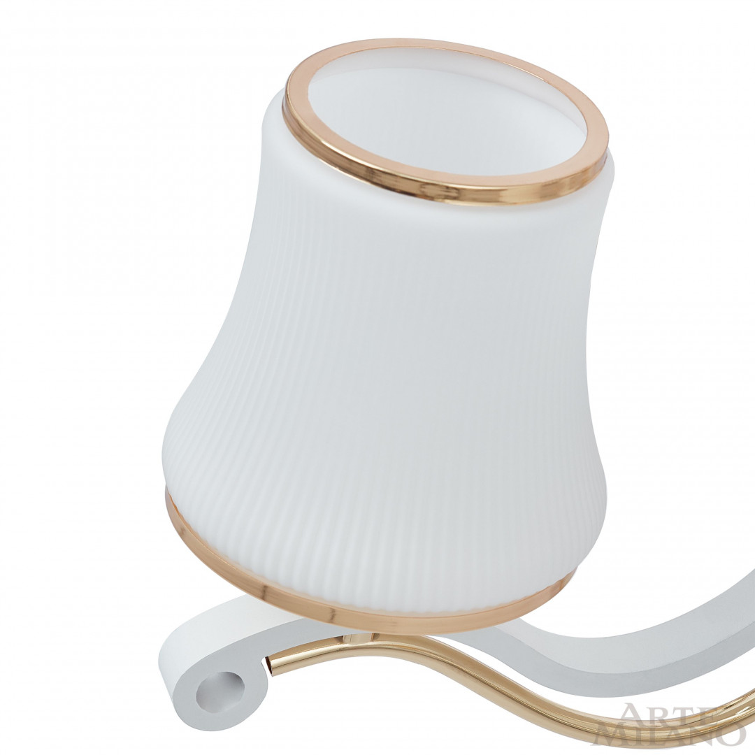 Люстра подвесная с плафонами 303987/3 Wh/Gd Arte Milano