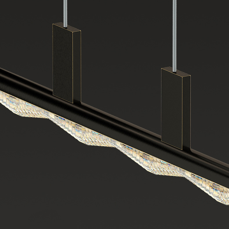 Подвесной светильник CARIA LONG L120,5 Black by ImperiumLoft