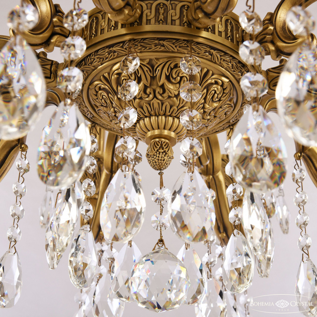 Люстра бронзовая с хрусталём 72101/10/210 A FP