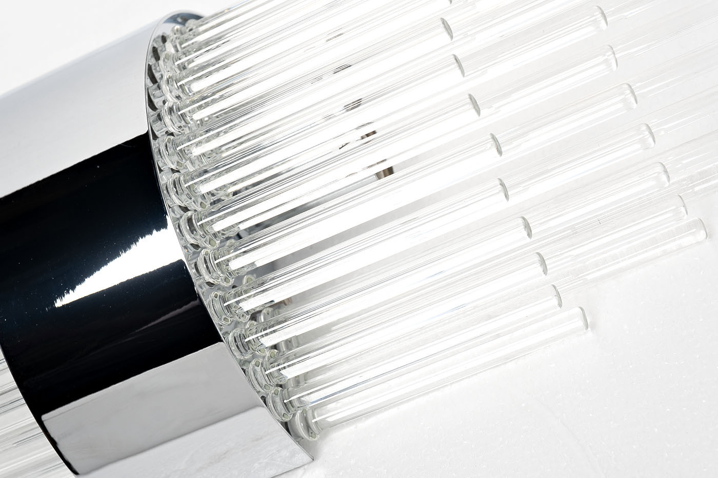 Бра стеклянное (хром) Garda Decor 92EL-YG59021S-2W