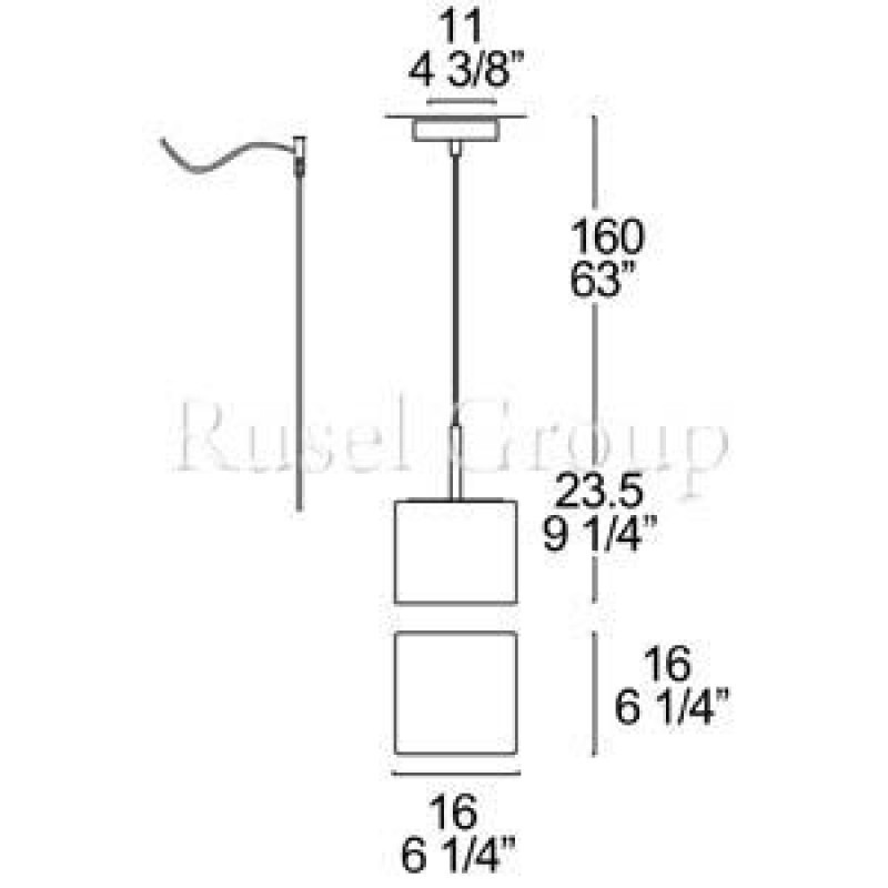 Подвесной светильник Leucos CUBI 16 SOSPENSIONE (ITRE)