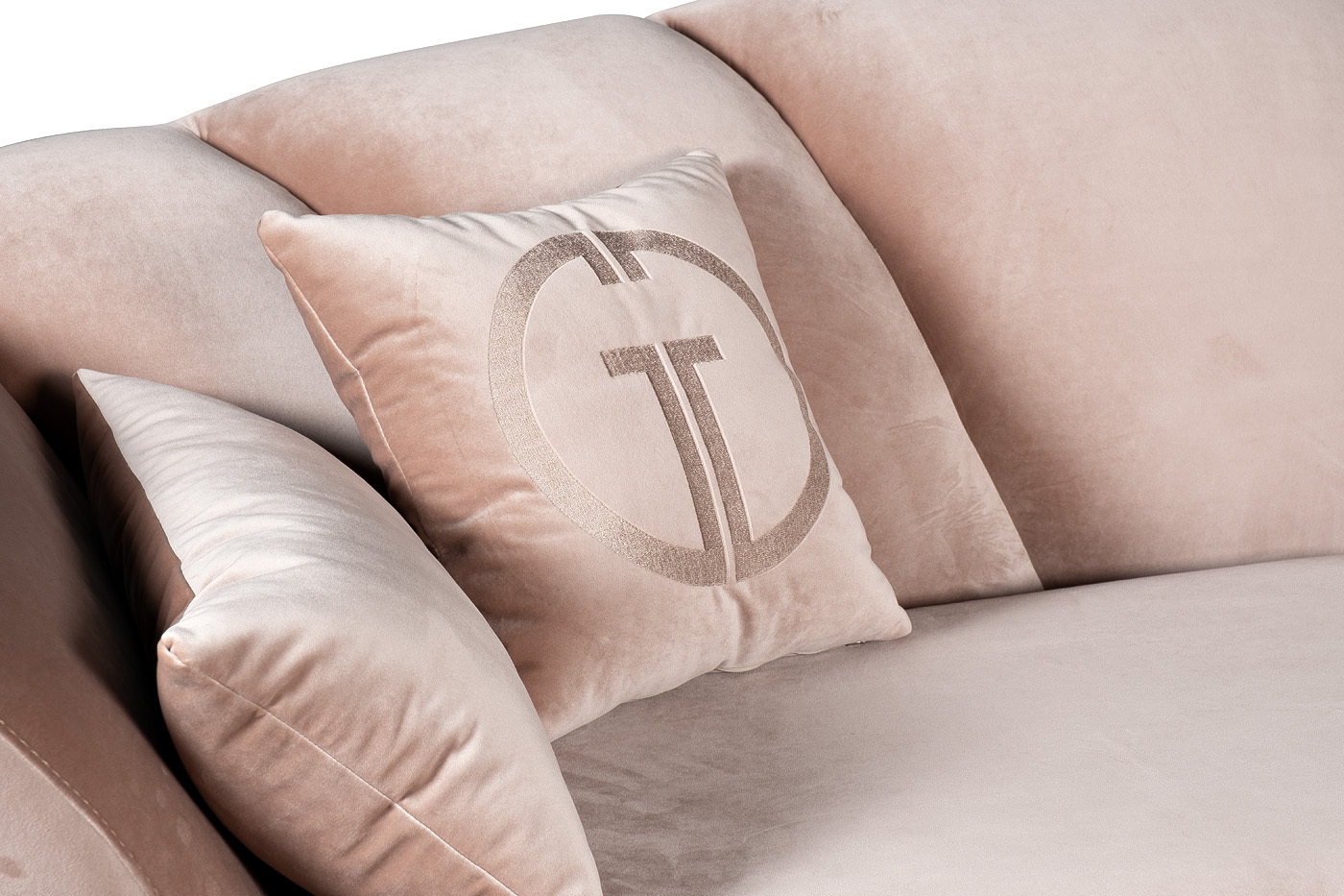 Диван Annette трехместный раскладной велюровый пыльная роза Garda Decor ANNETTE-3M-3K-ПЫЛ/РОЗОВЫЙ-Pad07