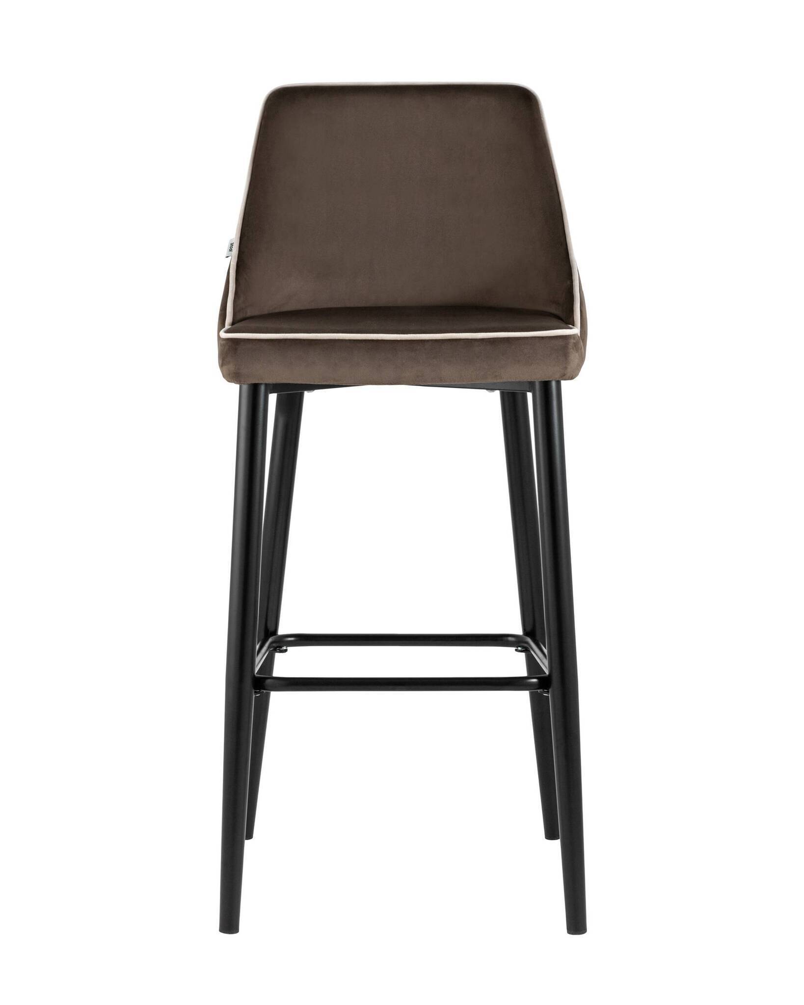 Стул барный Коби велюр коричневый Stool Group