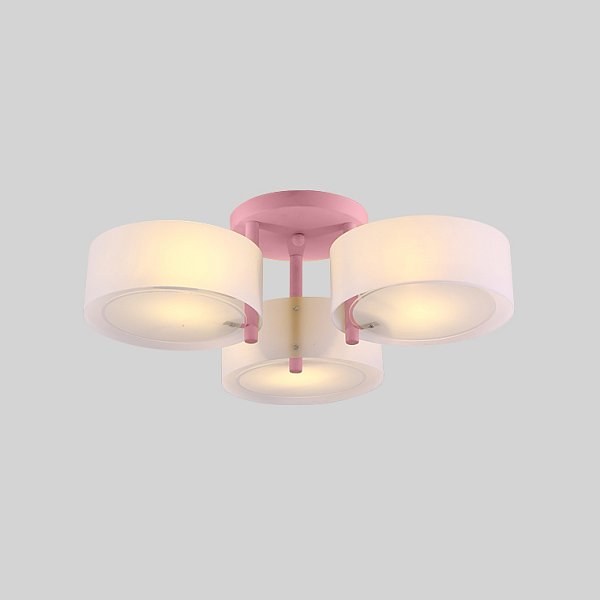Потолочная люстра HEDDA D54 3 lamps Pink by ImperiumLoft
