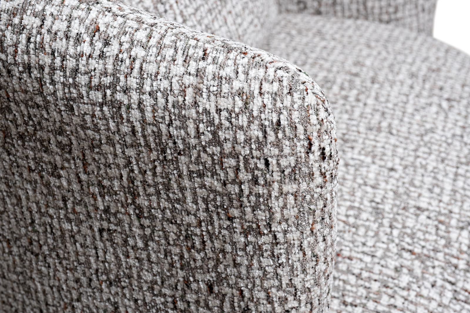 Кресло Verona вращающееся серый шеннил/бронза Garda Decor VERONA-Seppia-SER-Bronza