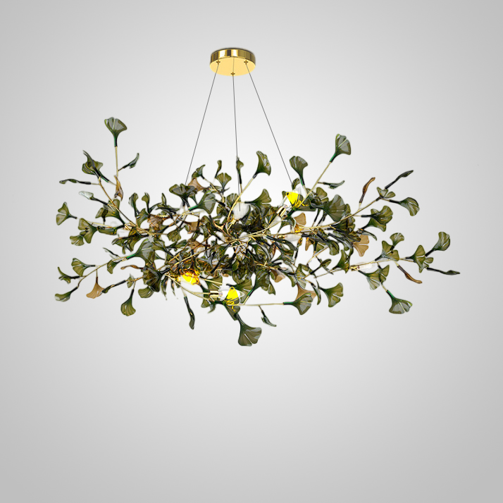 Подвесная люстра ELLING A L80 Green by ImperiumLoft