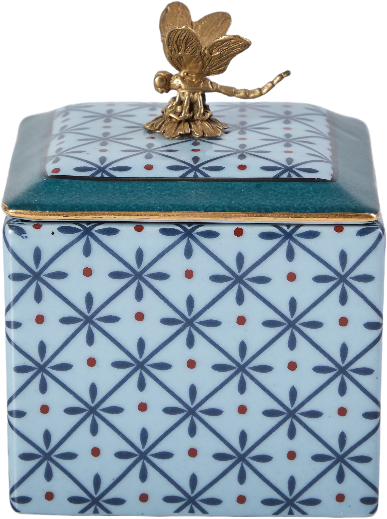 Шкатулка со стрекозой Glasar B841/HLB2204