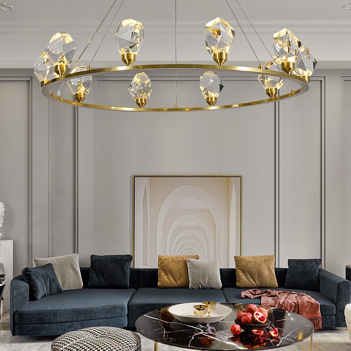 Люстра на кольцевом каркасе CRISTEL R by ImperiumLoft