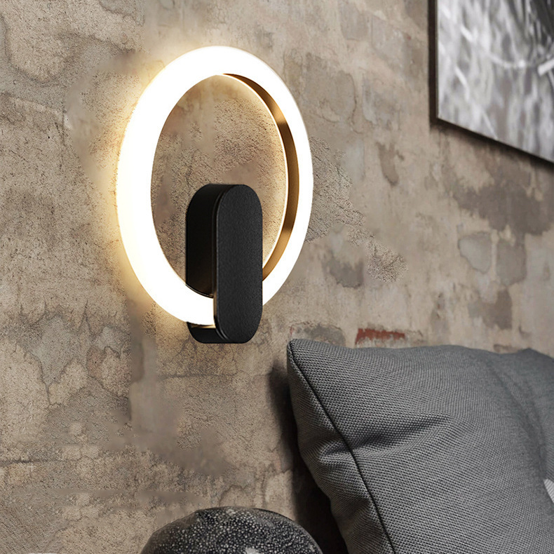 Настенный светильник GINA WALL D40 Black Трехцветный свет by ImperiumLoft