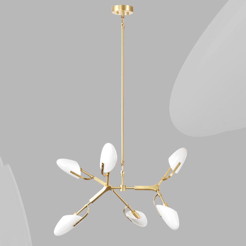 Потолочная люстра CLEMENT Brass by ImperiumLoft