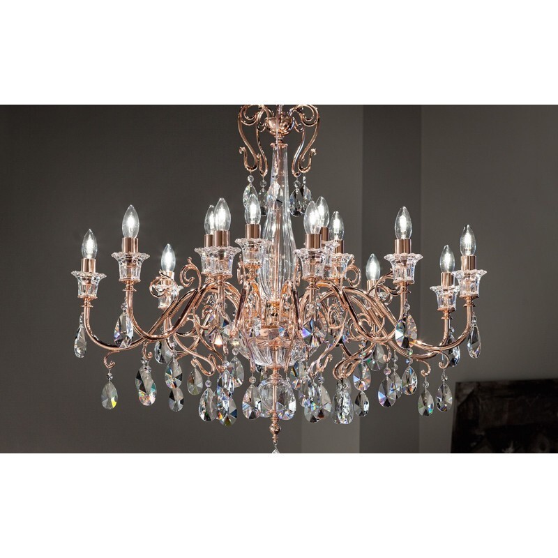 Люстра Masiero CURLI 10+5 (Emme Pi Light 6100)