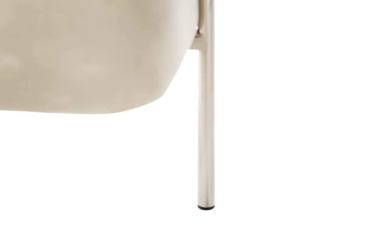 Пуф бежевый велюровый Garda Decor GY-BEN7772-BG