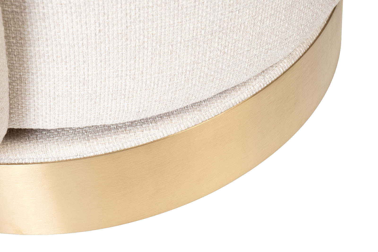 Кресло Napoli вращающееся бежевая рогожка Garda Decor Napoli-2K-БЕЖ-Melange100