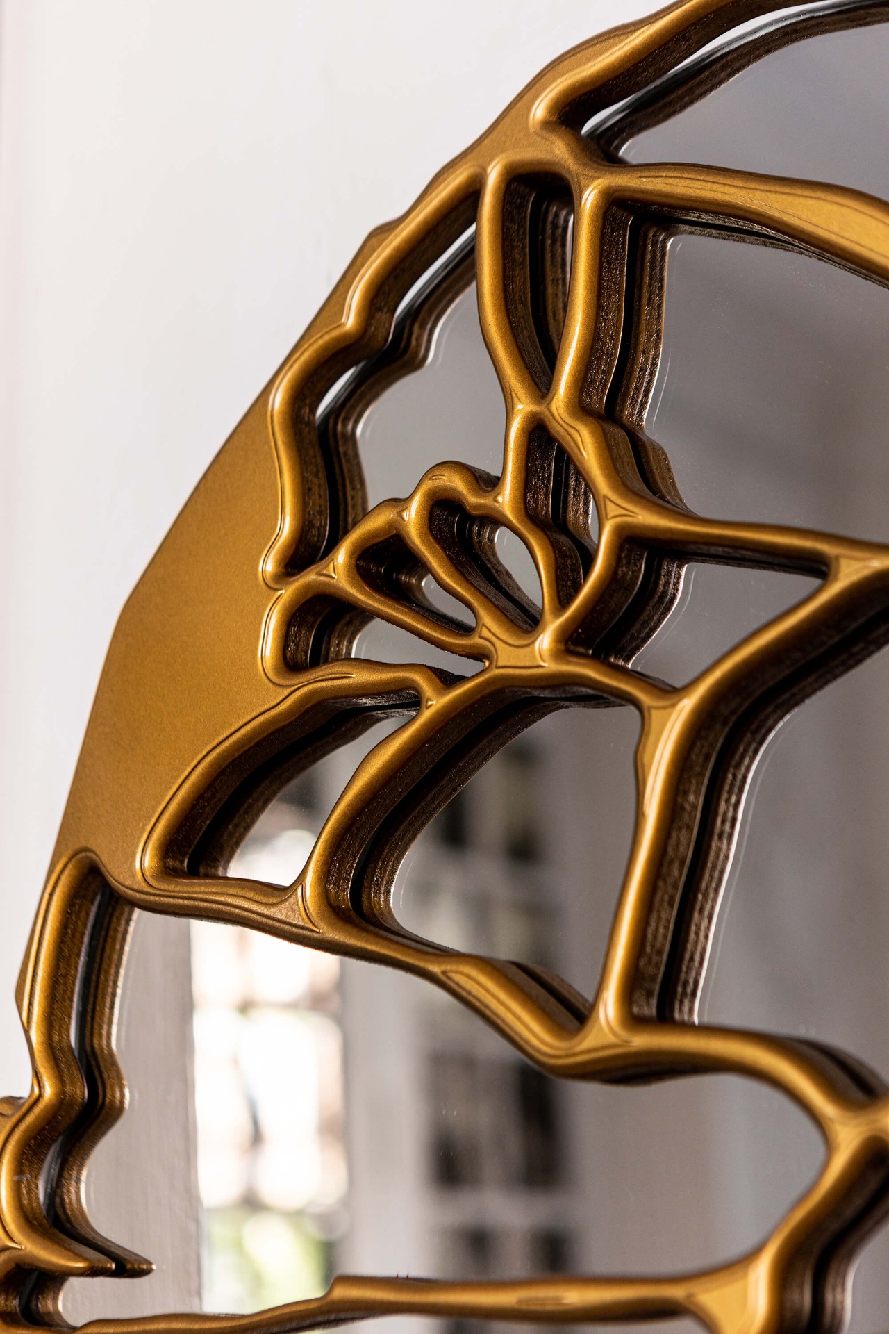 Зеркало BountyHome Roots Gold mv412-gold