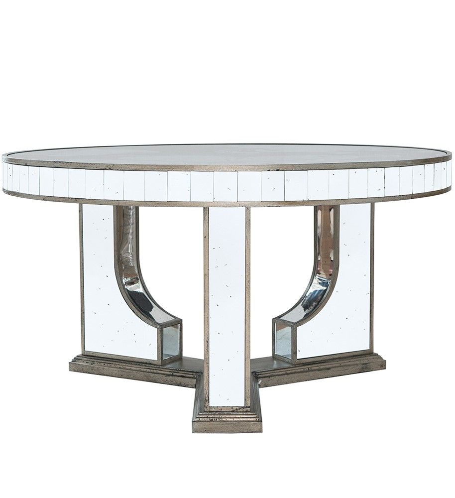 Столик кофейный с зеркальными панелями Магнолия Glasar A86885