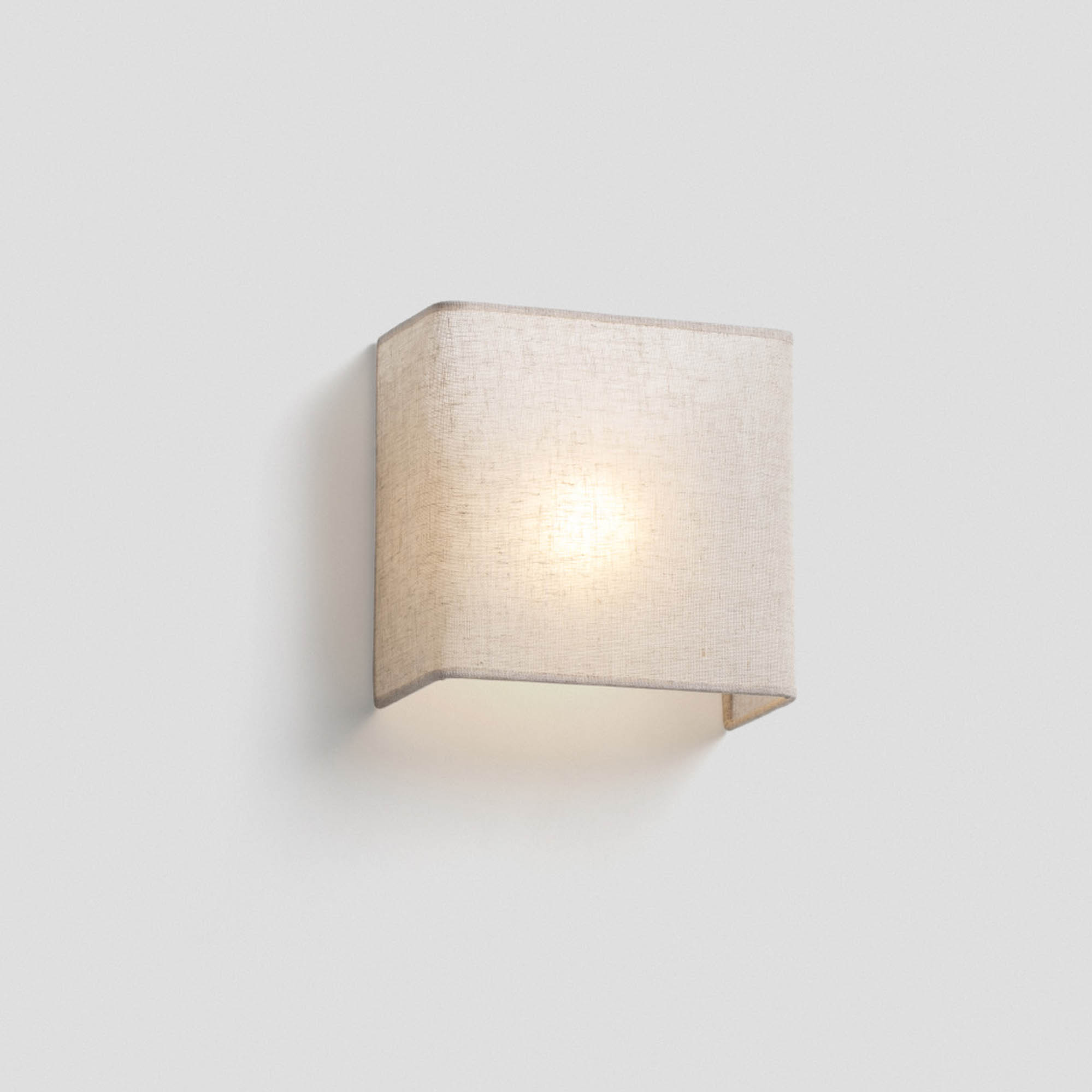 Настенный светильник Otton SQ 200 SQ из льна 200x205x108 Faro
