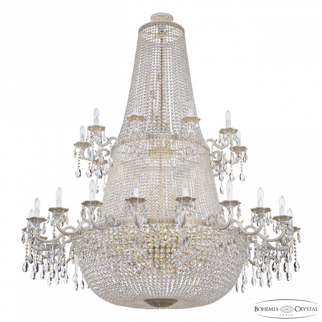 Люстра хрустальная AL2210H201/20+10/162FL/2D/Y1 AGB Bohemia Ivele Crystal