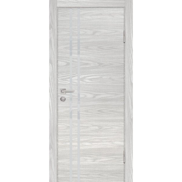 Межкомнатная дверь Graf P-11 лунный лакобель Дуб скай бежевый (2000 х 700)